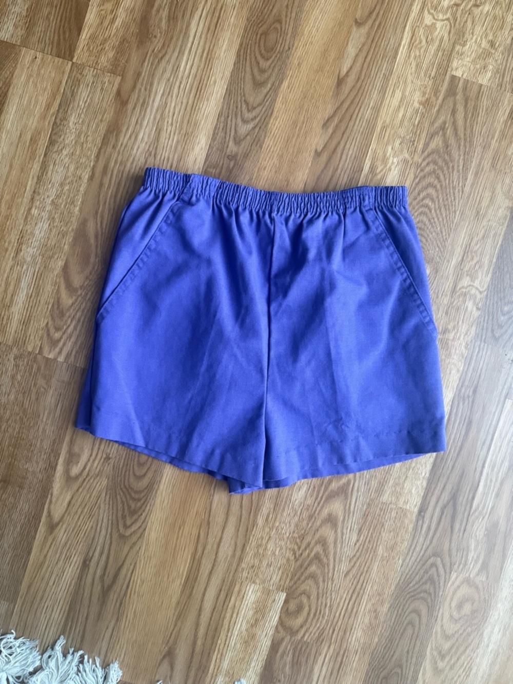 Vintage High-waisted Mini Shorts - Purple